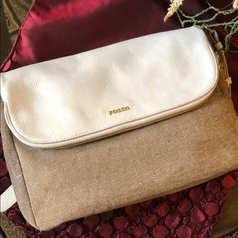 Fossil Gold metallic Crossbody